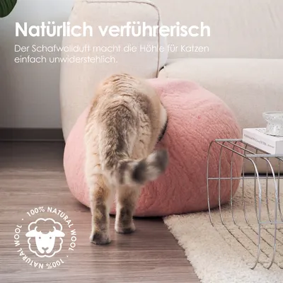 LucyBalu Katzenhöhle aus Filz PEBBLE