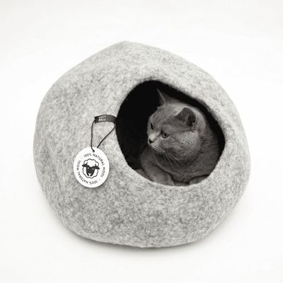 LucyBalu Katzenhöhle aus Filz PEBBLE