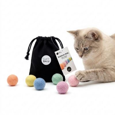 LucyBalu Filzbälle RAINBOW BALLS