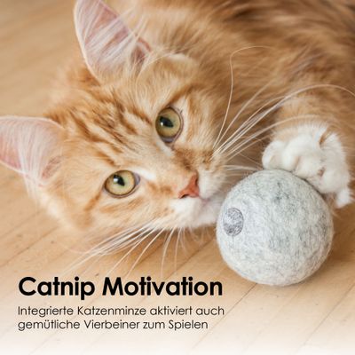 LucyBalu Filzball mit Katzenminze MINT BALL