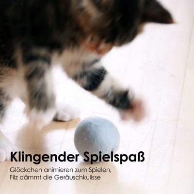 LucyBalu Filzbälle mit Glocke SOUND BALLS