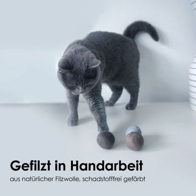 LucyBalu Filzbälle mit Glocke SOUND BALLS