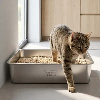 LucyBalu Katzentoilette STEELOO LucyBalu Katzentoilette STEELOO
