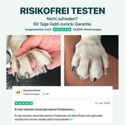 DogSuppy Juckreiz-Linderung 100 % natürlich 60 leckere Snacks