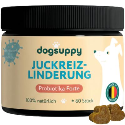 DogSuppy Juckreiz-Linderung 100 % natürlich 60 leckere Snacks