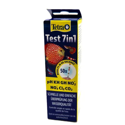 Bandelettes de Test d'Eau Tetra Test 7in1 (50 pièces) pour Aquarium Bandelettes de Test d'Eau Tetra Test 7in1 (50 pièces) pour Aquarium