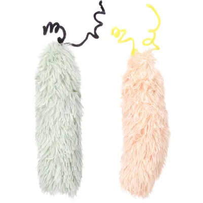 Jouet pour chat Roepi Chenille, vert ou beige, 33 cm Jouet pour chat Roepi Chenille, vert ou beige, 33 cm
