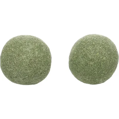 Lot de 2 balles de cataire compressée pour chat Katti Flamingo - Ø 4 cm Lot de 2 balles de cataire compressée pour chat Katti Flamingo - Ø 4 cm