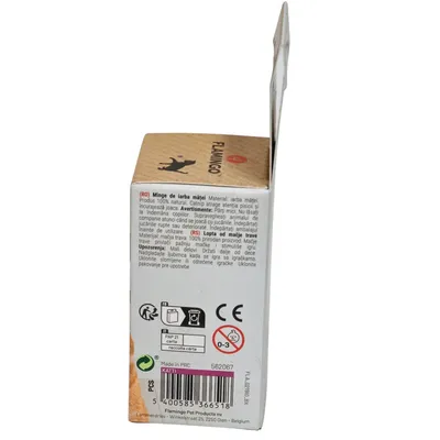 Lot de 2 balles de cataire compressée pour chat Katti Flamingo - Ø 4 cm Lot de 2 balles de cataire compressée pour chat Katti Flamingo - Ø 4 cm
