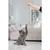 Jouet pour chat souris en peluche grise avec cataire 64cm Gripi Flamingo Jouet pour chat souris en peluche grise avec cataire 64cm Gripi Flamingo