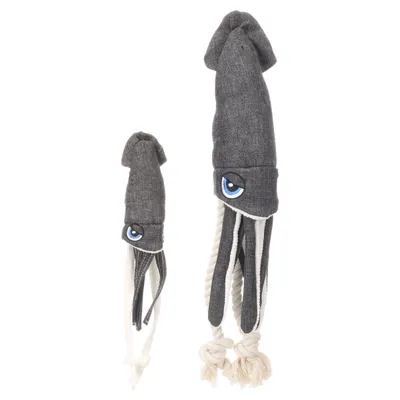 Flamingo Hundespielzeug Flipper Tintenfisch grau Flamingo Hundespielzeug Flipper Tintenfisch grau