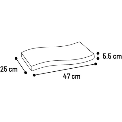 Carton à gratter double face pour chat Kwano brun - 47 cm - Flamingo