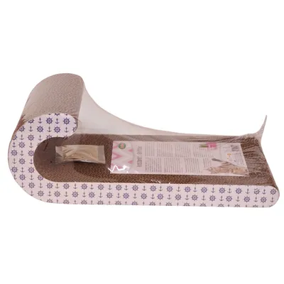 Griffoir pour chat, motif marin, 40 x 20 x 14 cm Griffoir pour chat, motif marin, 40 x 20 x 14 cm