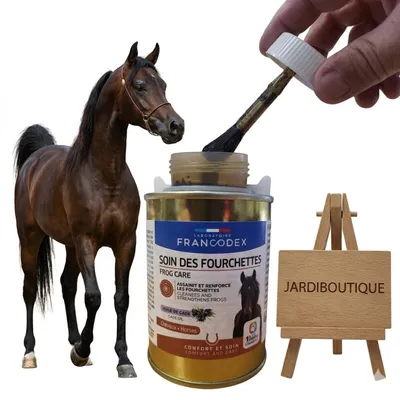 Soin des fourchettes pour chevaux à l huile de cade - Francodex 200 ml