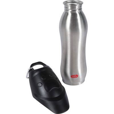 Gourde de Voyage en Inox avec Gamelle Intégrée NOMAD pour Chien - 750 ml