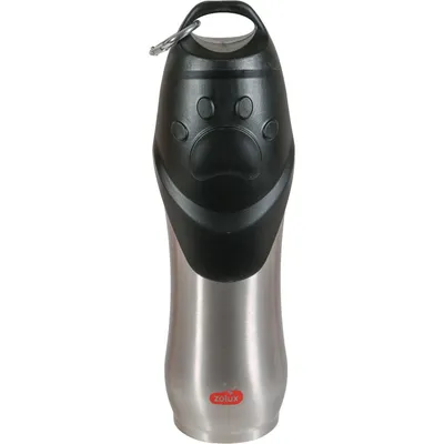 Gourde de Voyage en Inox avec Gamelle Intégrée NOMAD pour Chien - 750 ml