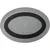 Gamelle pour chat ovale en bambou Kaunis grise- 16 cm / 270 ml