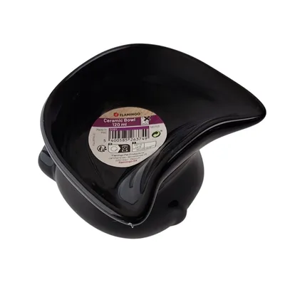 Gamelle en céramique pour chat Doby e 120 ml - Flamingo