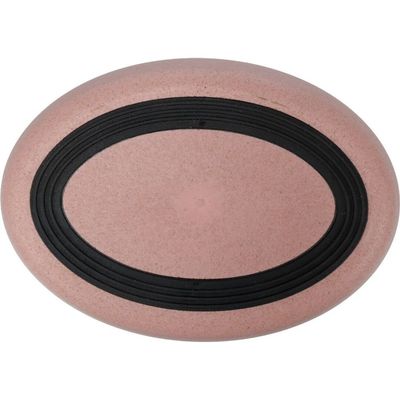 Gamelle pour chat ovale en bambou Kaunis rose - 16 cm / 270 ml