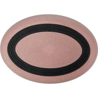 Gamelle pour chat ovale en bambou Kaunis rose - 16 cm / 270 ml
