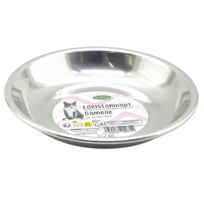 Gamelle inox pour chat, Ø 12 cm