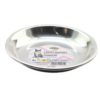 Gamelle inox pour chat, Ø 12 cm