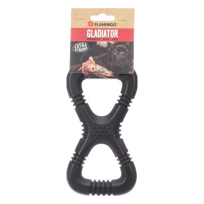 Jouet à tirer Gladiator pour chien avec poignée, caoutchouc , 20 cm - F