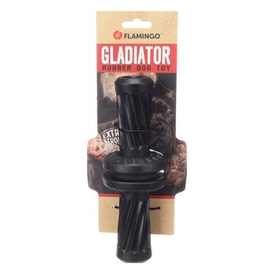 Jouet à mâcher Gladiator rouleau pour chien, caoutchouc , 22 cm - Flami