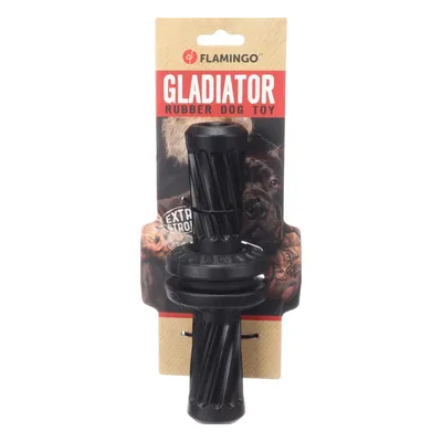 Jouet à mâcher Gladiator rouleau pour chien, caoutchouc , 22 cm - Flami