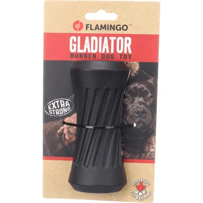 Jouet à mâcher Gladiator cylindre à snack pour chien, caoutchouc , 14 c