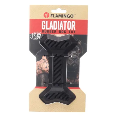 Jouet à mâcher Gladiator os pour chien, caoutchouc , 17 cm - Flamingo