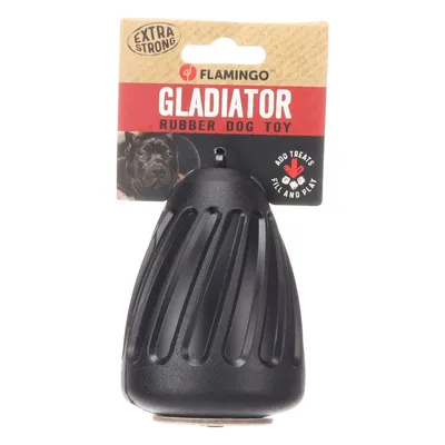 Jouet à mâcher Gladiator wobbler pour chien, caoutchouc , 10 cm - Flami