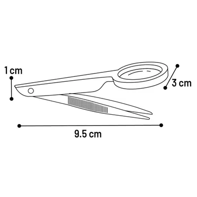 Pince de Précision Lookie avec Loupe Intégrée pour Chien, Chat et Humain Pince de Précision Lookie avec Loupe Intégrée pour Chien, Chat et Humain
