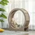 PawHut - roue d'exercice grattoirs pour chat H.94 cm - brun PawHut - roue d'exercice grattoirs pour chat H.94 cm - brun