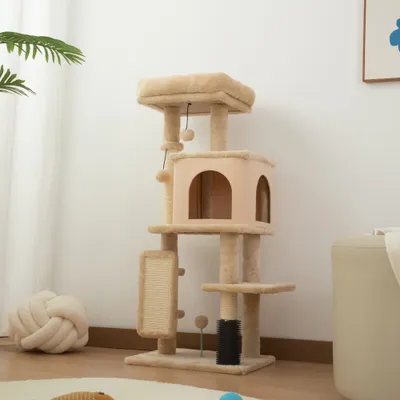 PawHut - Arbre à chat multi-équipement H.104 cm PawHut - Arbre à chat multi-équipement H.104 cm