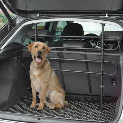 PawHut - barrière voiture chien réglable PawHut - barrière voiture chien réglable