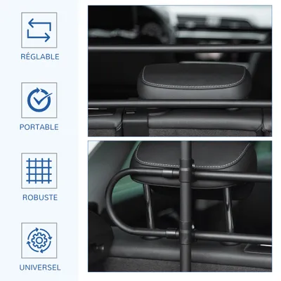 PawHut - barrière voiture chien réglable PawHut - barrière voiture chien réglable