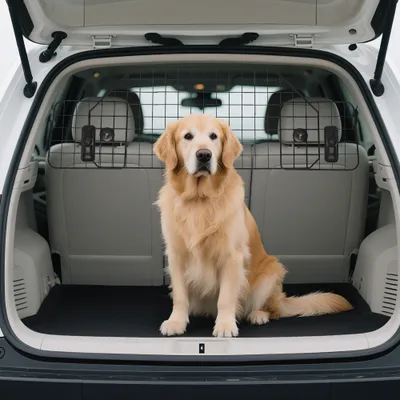 PawHut - barrière voiture chien réglable PawHut - barrière voiture chien réglable