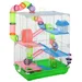 PawHut - Cage hamster rongeur 4 étages nombreux accessoires
