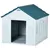 PawHut - Niche chien style cottage motifs fenêtres porte aération PawHut - Niche chien style cottage motifs fenêtres porte aération
