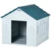 PawHut - Niche chien style cottage motifs fenêtres porte aération