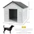 PawHut - Niche chien style cottage motifs fenêtres porte aération PawHut - Niche chien style cottage motifs fenêtres porte aération
