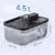 FEANDREA - Fontaine à eau pour chat 4,5 L silencieuse FEANDREA - Fontaine à eau pour chat 4,5 L silencieuse