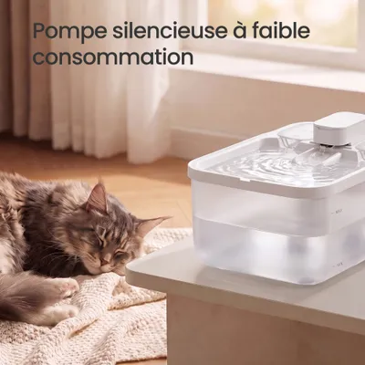 FEANDREA - Fontaine à eau - 4,5 L silencieuse FEANDREA - Fontaine à eau - 4,5 L silencieuse
