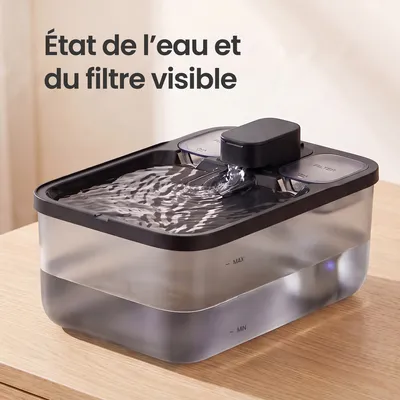 FEANDREA - Fontaine à eau pour chat 4,5 L silencieuse FEANDREA - Fontaine à eau pour chat 4,5 L silencieuse