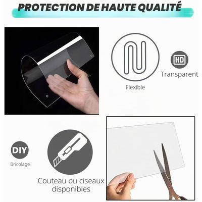 Zatte Doublures de Cage Transparentes Lot de 6 - Anti-Urine Petits Animaux