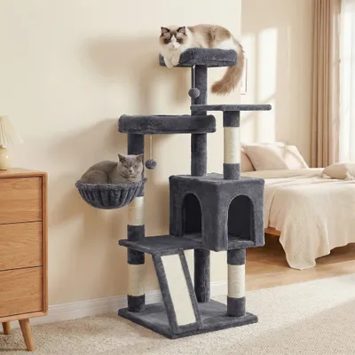Feandrea - Arbre à chat - Maison et Panier, Griffoir
