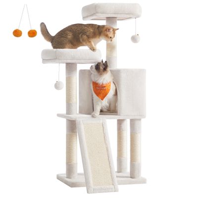 FEANDREA Arbre à Chat, Tour poteaux à gratter 115 cm