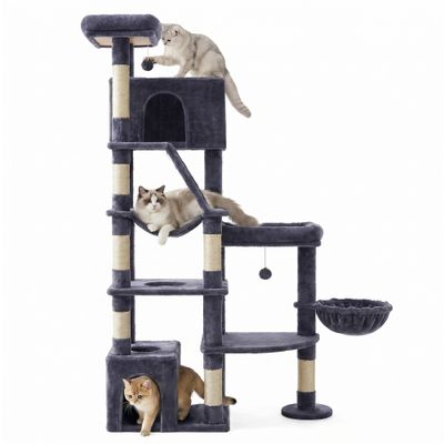 FEANDREA - Arbre à Chat - 6 Niveaux, Sisal, 188 cm