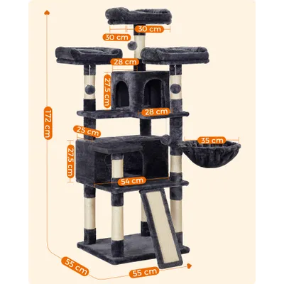 FEANDREA - Arbre à Chat - Tour de Jeux XXL FEANDREA - Arbre à Chat - Tour de Jeux XXL